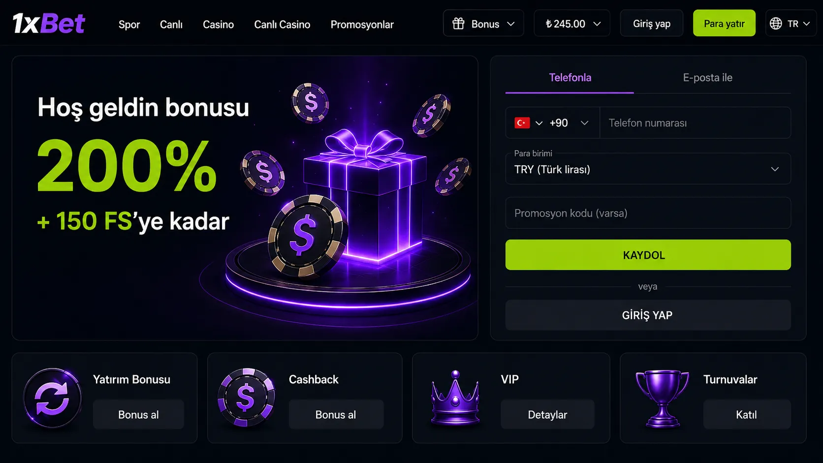 Kısıtlanan 1xBet login hesapları ve tetikleyicileri