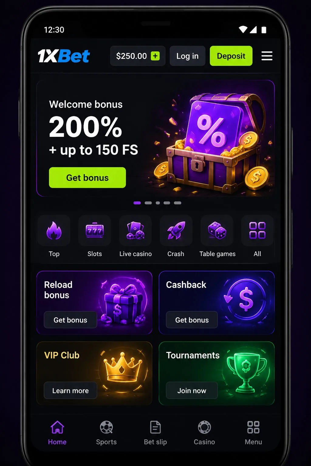 Unlocking 1xBet app in the App Store from an iPhone